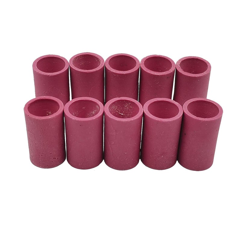 HOLDWIN Sandblaster Gun Nozzles 10Pcs Tip Sand Blaster Replacement Cylinder Ceramic Abrasive Nozzle for Blasting (6mm) - Image 2
